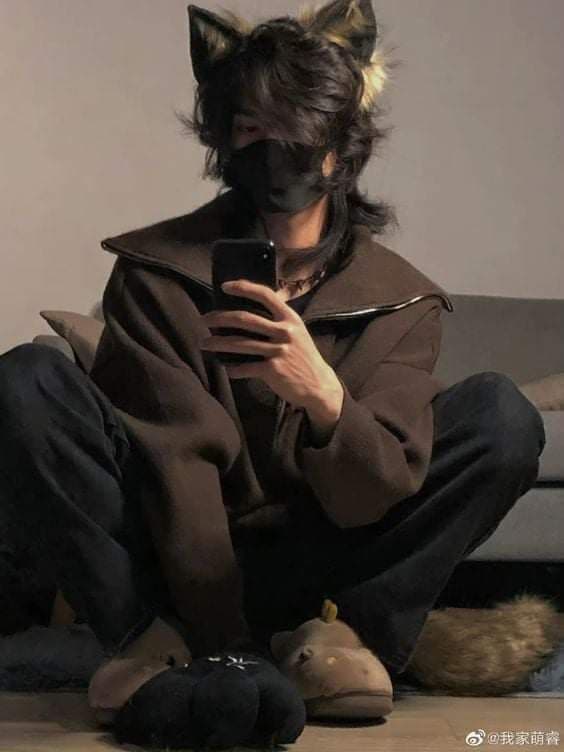 Goth furry femboy